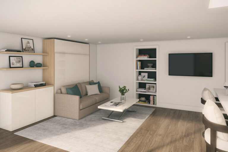 Boone opklapbed Dorma met zetel