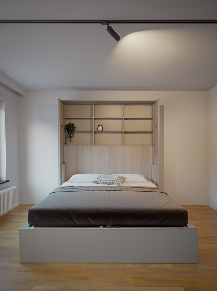 Opklapbed Boone Dorma met binnenindeling