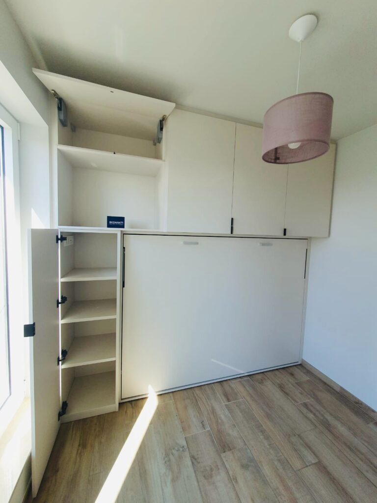 Opklapbed Boone-Optima-horizontaal-140-met-kasten