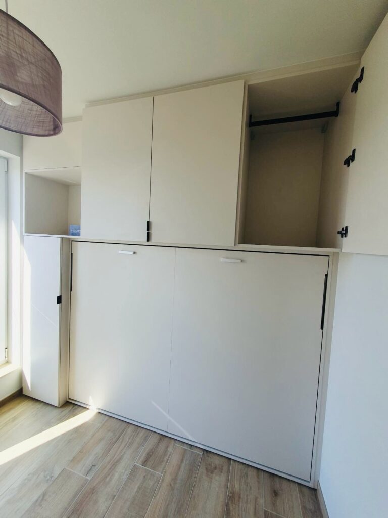 Opklapbed Boone-Optima-horizontaal-140-met-kasten