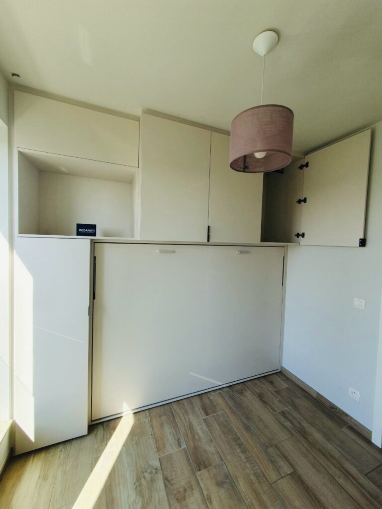 Opklapbed Boone-Optima-horizontaal-140-met-kasten