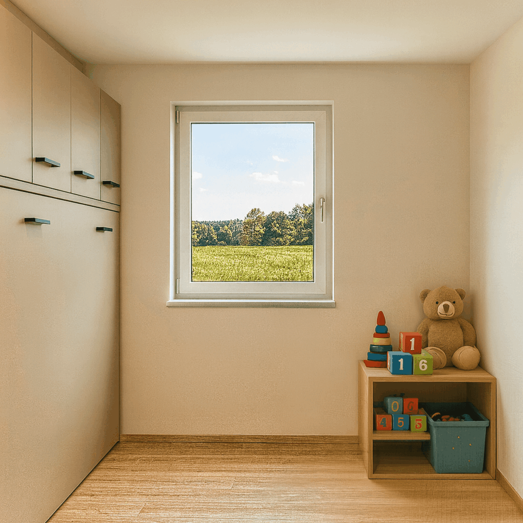 Kinderkamer met opklapbed type Boone Optima horizontaal